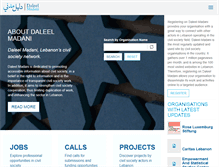 Tablet Screenshot of daleel-madani.org
